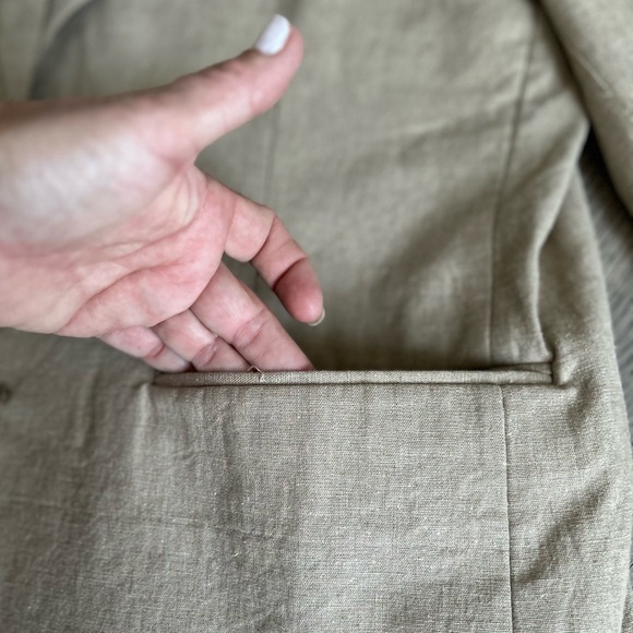 BNWOT linen blend blazer - Picture 13 of 13